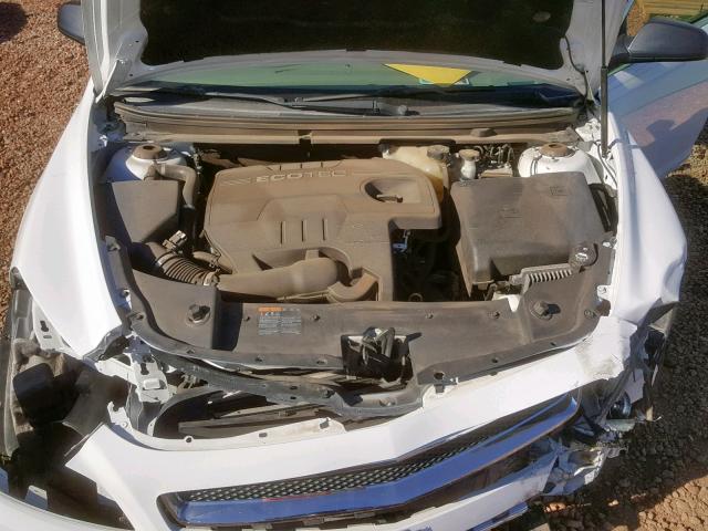 1G1ZB5EB6AF223918 - 2010 CHEVROLET MALIBU LS WHITE photo 7