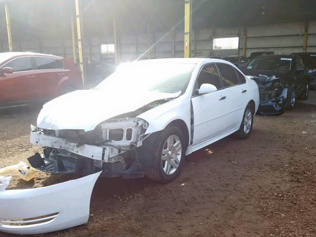 2G1WB5E35E1133927 - 2014 CHEVROLET IMPALA LIM WHITE photo 2