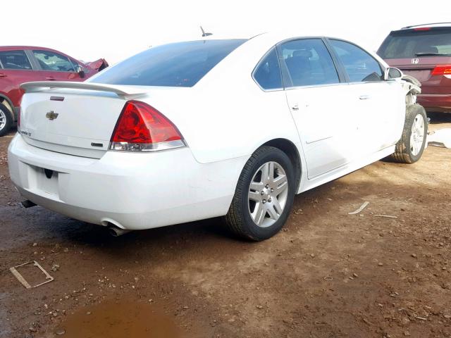 2G1WB5E35E1133927 - 2014 CHEVROLET IMPALA LIM WHITE photo 4