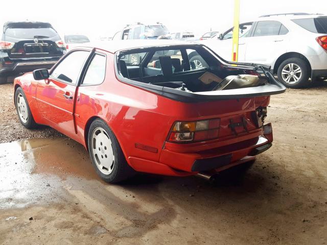 WP0AA0951HN160130 - 1987 PORSCHE 944 RED photo 3