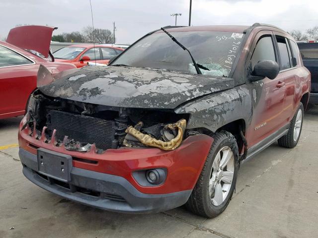 1J4NT1FA9BD139794 - 2011 JEEP COMPASS SP მუქწითელი ფოტო 2