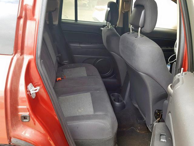 1J4NT1FA9BD139794 - 2011 JEEP COMPASS SP მუქწითელი ფოტო 6