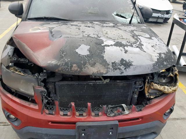 1J4NT1FA9BD139794 - 2011 JEEP COMPASS SP მუქწითელი ფოტო 9