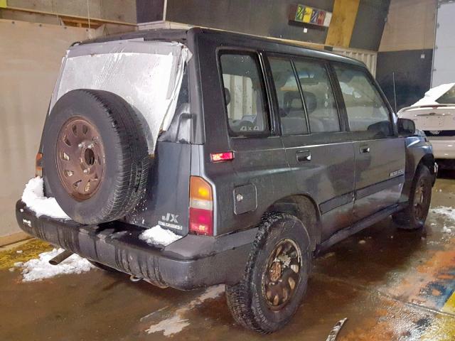 JS3TD03V9R4112019 - 1994 SUZUKI SIDEKICK J BLACK photo 4