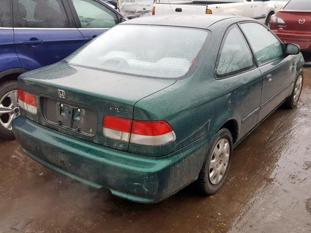 1HGEJ6127XL086715 - 1999 HONDA CIVIC DX GREEN photo 4