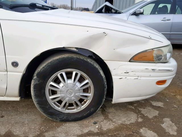 1G4HP52K15U262938 - 2005 BUICK LESABRE CU WHITE photo 9