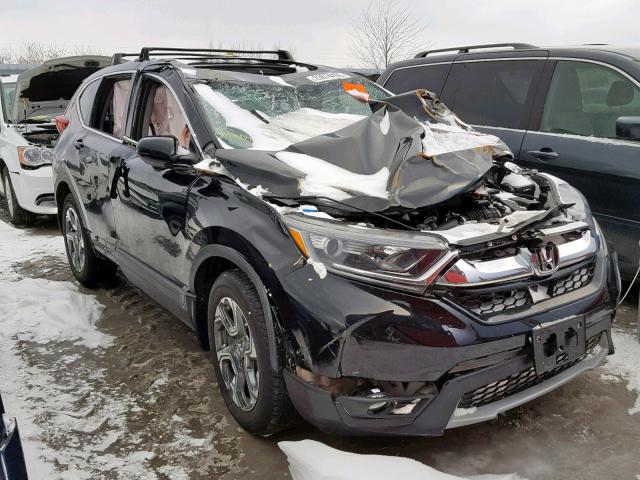 2HKRW2H86JH121101 - 2018 HONDA CR-V EXL BLACK photo 1