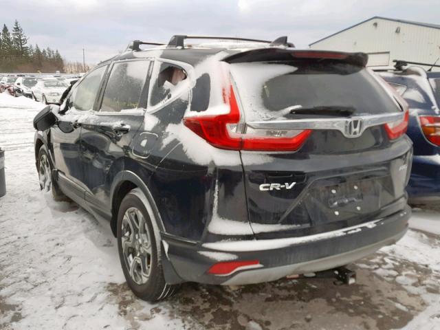 2HKRW2H86JH121101 - 2018 HONDA CR-V EXL BLACK photo 3