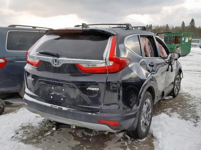 2HKRW2H86JH121101 - 2018 HONDA CR-V EXL BLACK photo 4