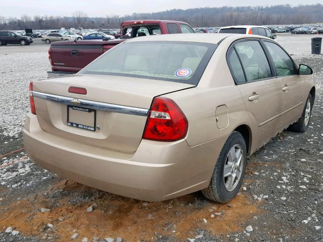 1G1ZT52845F218308 - 2005 CHEVROLET MALIBU LS Qızıl foto 4