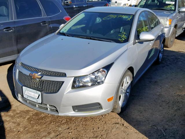 1G1P75SZ9E7411018 - 2014 CHEVROLET CRUZE SILVER photo 9