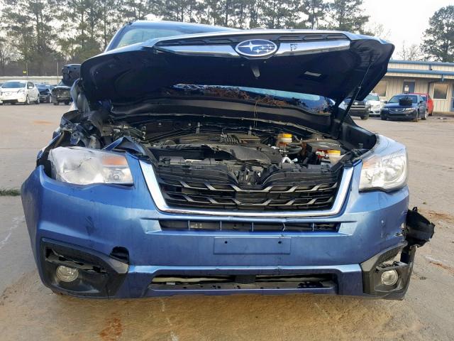 JF2SJAGCXHH440883 - 2017 SUBARU FORESTER 2 BLUE photo 9