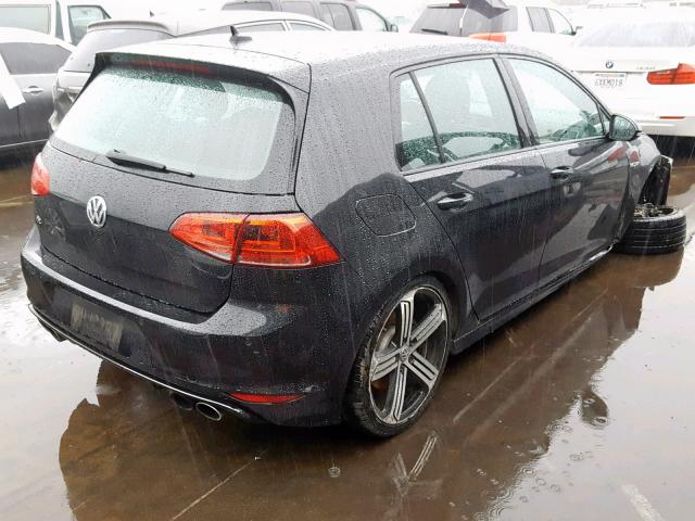 WVWLF7AU3GW151279 - 2016 VOLKSWAGEN GOLF R BLACK photo 4