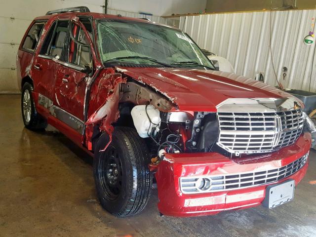 5LMJJ2J54DEL05638 - 2013 LINCOLN NAVIGATOR RED photo 1