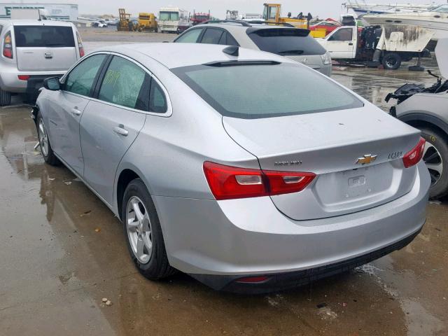 1G1ZB5ST6JF198306 - 2018 CHEVROLET MALIBU LS 银色 照片 3