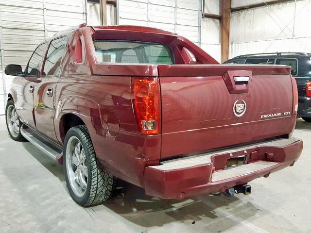 3GYEK62N94G307691 - 2004 CADILLAC ESCALADE E RED photo 3