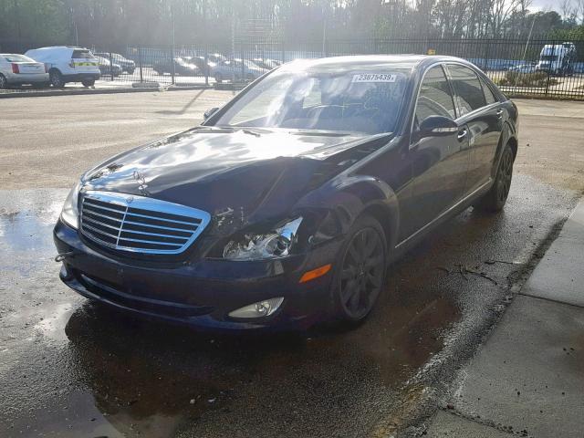 WDDNG71X98A233618 - 2008 MERCEDES-BENZ S 550 BLACK photo 2