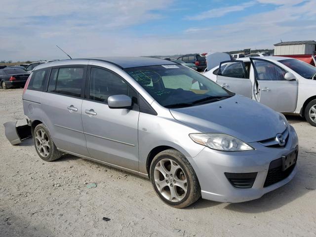 JM1CR29L580323421 - 2008 MAZDA 5 SILVER photo 1