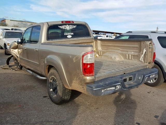 5TBDT44125S478842 - 2005 TOYOTA TUNDRA DOU GOLD photo 3