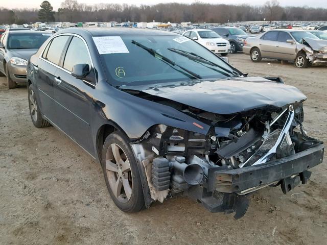 1G1ZC5E01CF343172 - 2012 CHEVROLET MALIBU 1LT BLACK photo 1