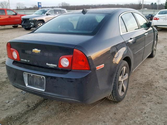 1G1ZC5E01CF343172 - 2012 CHEVROLET MALIBU 1LT BLACK photo 4