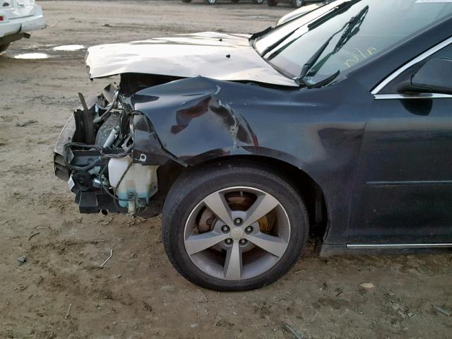 1G1ZC5E01CF343172 - 2012 CHEVROLET MALIBU 1LT BLACK photo 9