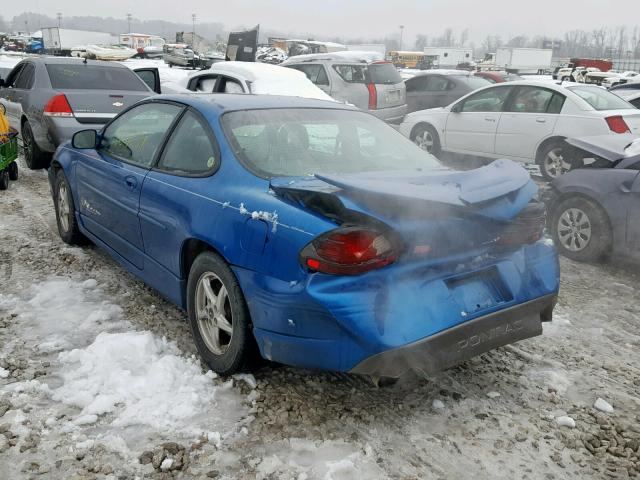 1G2WP1212WF305978 - 1998 PONTIAC GRAND PRIX BLUE photo 3