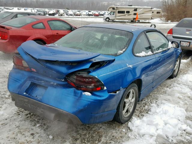 1G2WP1212WF305978 - 1998 PONTIAC GRAND PRIX BLUE photo 4