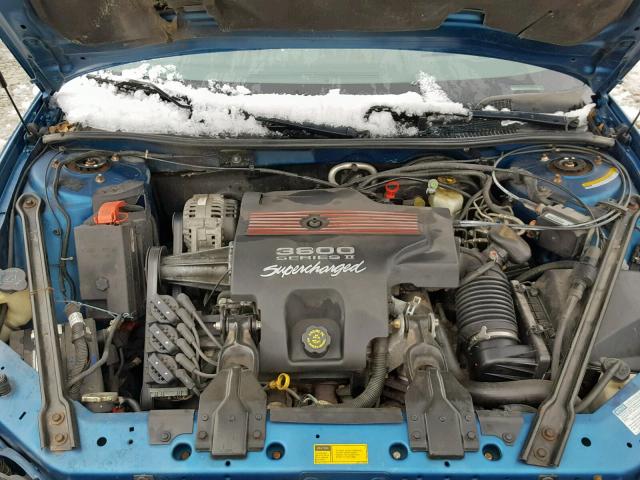 1G2WP1212WF305978 - 1998 PONTIAC GRAND PRIX BLUE photo 7