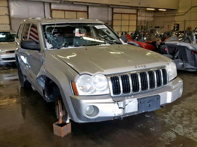 1J8HR58235C691213 - 2005 JEEP GRAND CHER SILVER photo 1