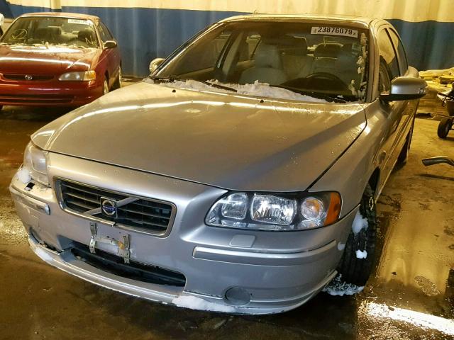 YV1RS592972601712 - 2007 VOLVO S60 2.5T SILVER photo 2