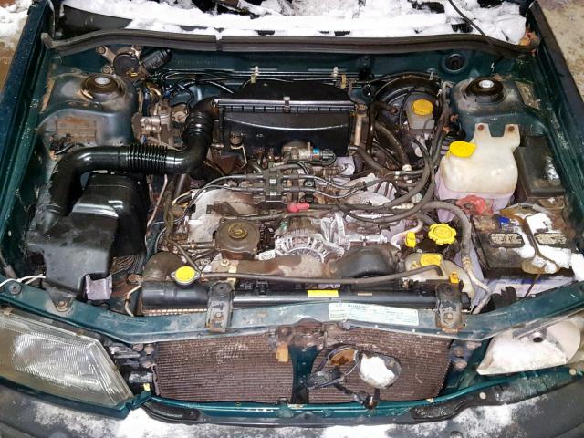 JF1SF6352YH717665 - 2000 SUBARU FORESTER L GREEN photo 7