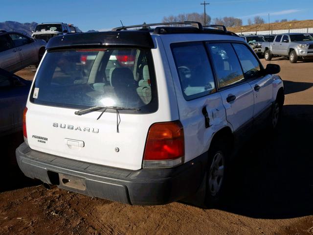 JF1SF6352YH729475 - 2000 SUBARU FORESTER L WHITE photo 4