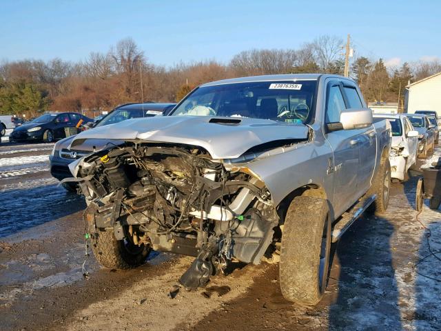 1D7RV1CTXBS556673 - 2011 DODGE RAM 1500 SILVER photo 2