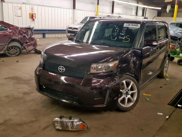 JTLKE50EX81017725 - 2008 TOYOTA SCION XB 栗色 照片 2