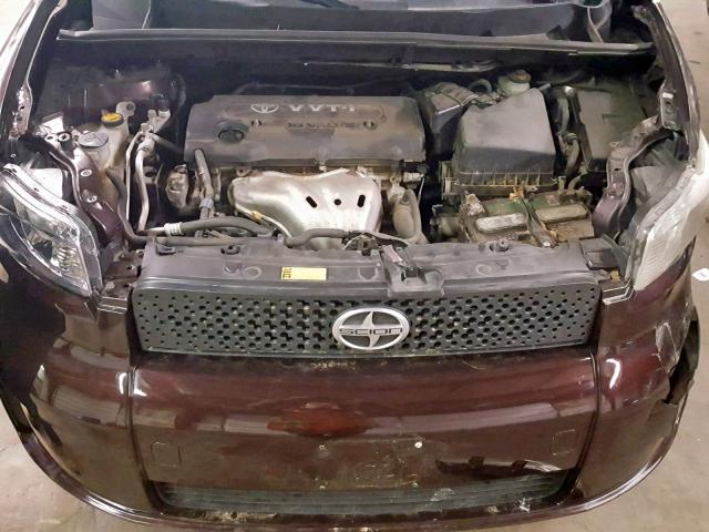 JTLKE50EX81017725 - 2008 TOYOTA SCION XB 栗色 照片 7
