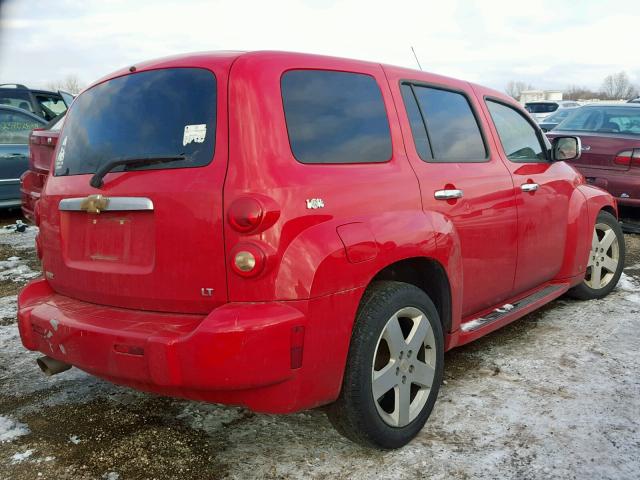 3GNCA53P38S679712 - 2008 CHEVROLET HHR LT RED photo 4