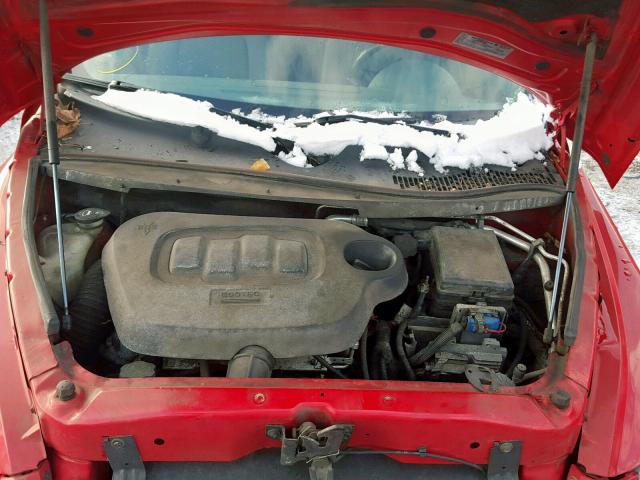 3GNCA53P38S679712 - 2008 CHEVROLET HHR LT RED photo 7