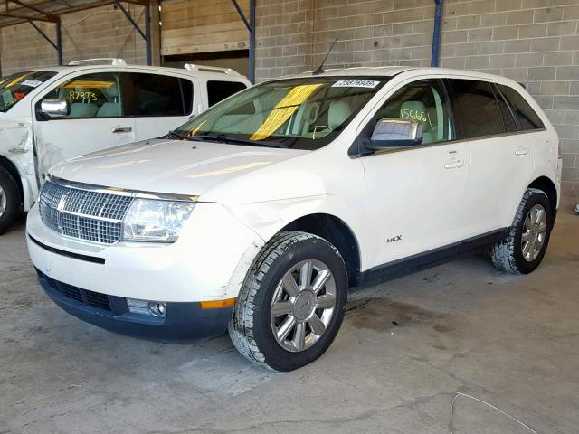 2LMDU68C47BJ31092 - 2007 LINCOLN MKX WHITE photo 2