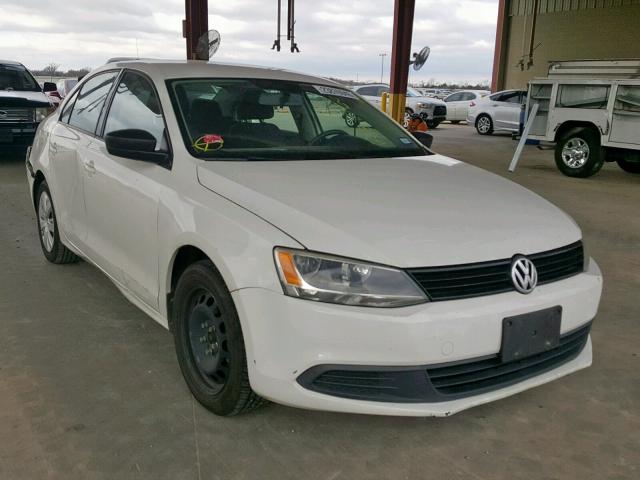 3VW2K7AJ2CM336685 - 2012 VOLKSWAGEN JETTA BASE Սպիտակ լուսանկար 1