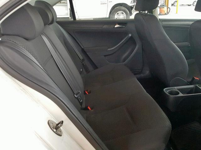 3VW2K7AJ2CM336685 - 2012 VOLKSWAGEN JETTA BASE Սպիտակ լուսանկար 6