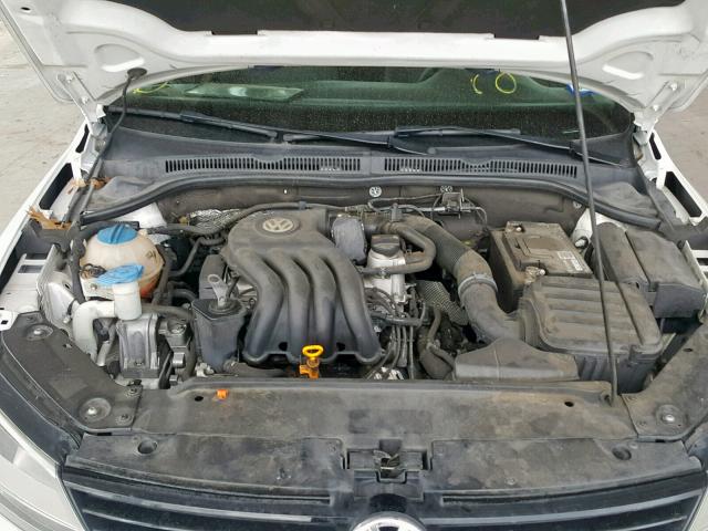 3VW2K7AJ2CM336685 - 2012 VOLKSWAGEN JETTA BASE Սպիտակ լուսանկար 7