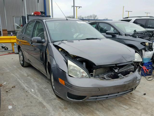 1FAHP34N27W344920 - 2007 FORD FOCUS ZX4 GRAY photo 1