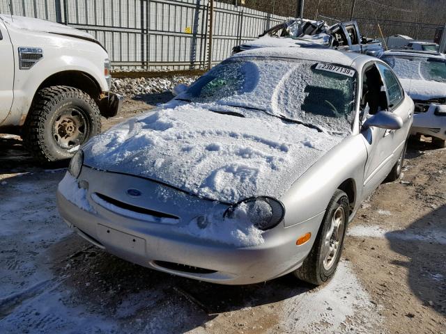 1FALP52U0VA301400 - 1997 FORD TAURUS GL SILVER photo 2