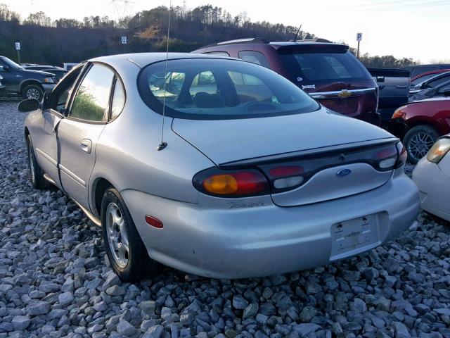 1FALP52U0VA301400 - 1997 FORD TAURUS GL SILVER photo 3