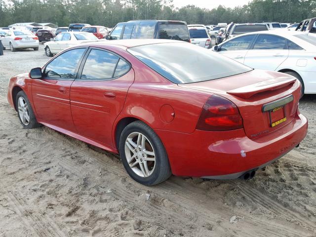 2G2WR554071179314 - 2007 PONTIAC GRAND PRIX RED photo 3