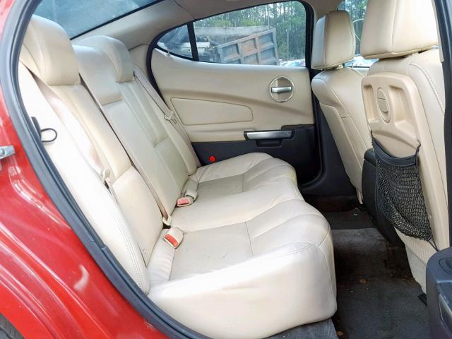 2G2WR554071179314 - 2007 PONTIAC GRAND PRIX RED photo 6