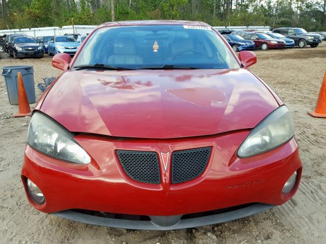 2G2WR554071179314 - 2007 PONTIAC GRAND PRIX RED photo 9