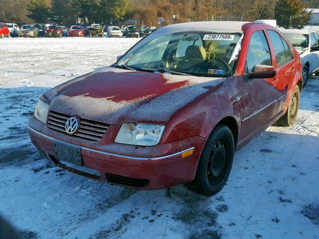 3VWRK69M84M097538 - 2004 VOLKSWAGEN JETTA GL BURGUNDY photo 2