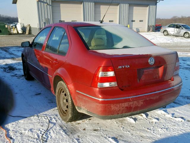 3VWRK69M84M097538 - 2004 VOLKSWAGEN JETTA GL BURGUNDY photo 3